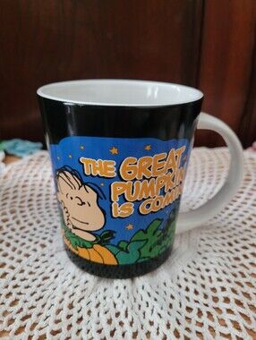 Peanuts Ceramic Mug - Black, Blue, Yellow